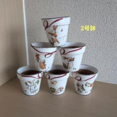 リメイク鉢 6個セット デコパージュ ハンドメイド リメイク缶 リメイク