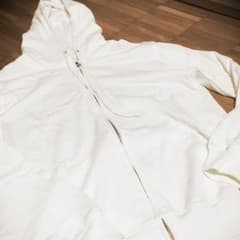 明日まで安い☆パーカー・白色のサムネイル