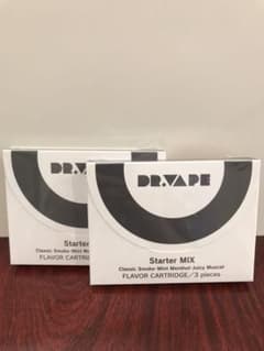 新品未開封【DR VAPE ドクターベイプ】カートリッジ スターターMIX2箱のサムネイル