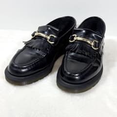 Dr.Martens ADRIANローファー 黒 23cm ホースビット 革靴 - メルカリ