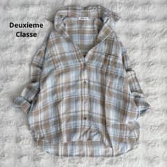ドゥーズィエム クラス☆25SS Vi/Li Check Wash シャツ 麻混 - メルカリ