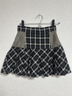 andmary アンドマリー Coco check pleats skirt S - メルカリ