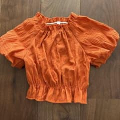 半袖ブラウス オレンジ 90cmのサムネイル