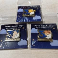 ポケモン30周年ピンバッジ Pokémon Sleep 3種セットのサムネイル