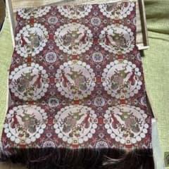 新品保管品　龍村美術織物　獅子狩文錦 テーブルセンター　絹　60x150 龍村美術織物 獅子狩文錦 テーブルセンター - メルカリ