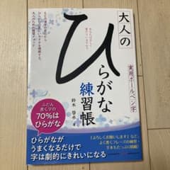大人のひらがな練習帳 実用ボールペン字のサムネイル