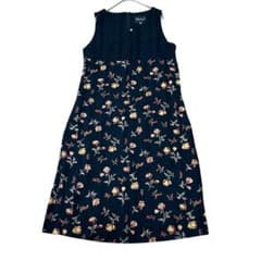Bellmount ノースリーブ アンティークフラワー ワンピース 花柄のサムネイル