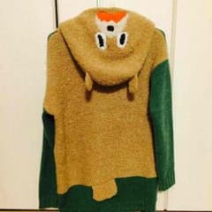 くまさん ニットパーカーのサムネイル