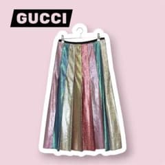 7/4までの購入限定お値引中♡ GUCCI グッチ レインボープリーツ 