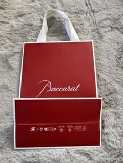 Baccarat ショップ袋 赤 大きめのサムネイル
