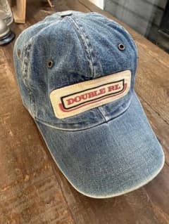 RRL 90sデニムトラッカーキャップ三つ星タグ USA ダブルアールエル