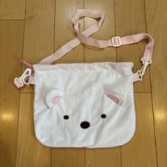 스미코구라시 건착 숄더백 시로쿠마