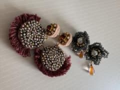 ピアス　ハンドメイド　ビーズ　アクセサリーのサムネイル