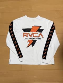 【希少美品S】RVCA ロンT 稲妻 カミナリ ロゴのサムネイル