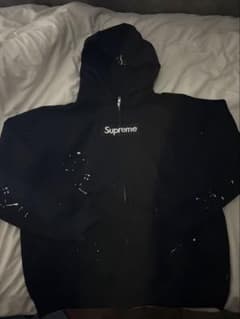 Supreme Box Logo ジップアップパーカー ブラックのサムネイル