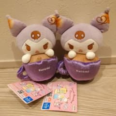 サンリオキャラクターズましゅまるむラテぬいぐるみぬいぐるみ②　クロミ２体セット