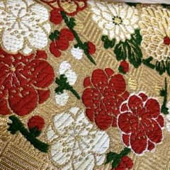 アンティーク丸帯 織り出し 花模様 大正ロマン 正絹 No.2-20 - メルカリ