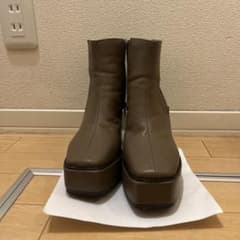 厚底 サイドゴアブーツ ブラウンのサムネイル