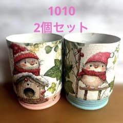 NO.1010リメ缶2個セット リメ鉢 プランター 多肉 寄せ植え - メルカリ