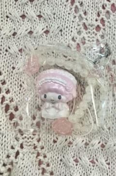 サンリオ　ホワイトフリルデザインシリーズ　シークレットストラップ　ピアノのサムネイル