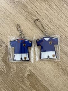 JFA 日本代表 ユニフォーム型キーホルダー 2個セットのサムネイル