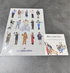 Mrs. GREEN APPLE ドームライト・クリアファイル・ステッカーセット Mrs. GREEN APPLE ライラックグッズ クリアファイル ステッカー - メルカリ