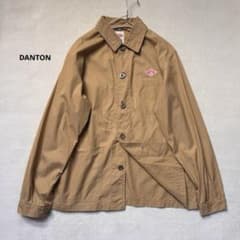 DANTON ダントン ステンカラーコート ジャンパー ジャケット ベージュ