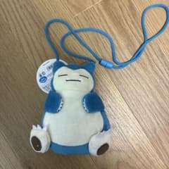 カビゴン ポーチ 青色 ストラップ付きのサムネイル