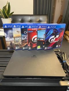 （最終モデル）PlayStation 4スリム, SSD 1TB + ゲーム6本