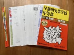 【裁断済・コピーに！】2025早稲田実業学校中等部9年間+3年スーパー過去問のサムネイル