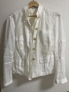 Brunello Cucinelli 白 麻100% シャツジャケット イタリア Brunello Cucinelli 白 麻100% シャツジャケット イタリア - メルカリ