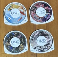 PSP 소프트 4 개 세트 UMD 파워풀 프로 야구 등