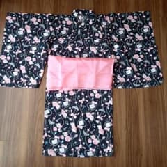 サンリオ キティ キッズ浴衣 130cmのサムネイル