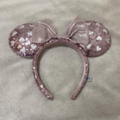ディズニー カチューシャ ピンク ハート スパンコールのサムネイル