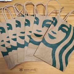 スタバ　ミニショッパー　7枚セット　Starbucksのサムネイル