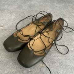【No.132】TSUMORI CHISATO Lace-up Flat Shoes