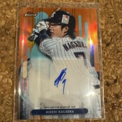 長岡秀樹 Topps Finest 直筆サインカード 24枚限定のサムネイル