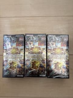 遊戯王 QUARTER CENTURY ART COLLECTION 3box 遊戯王 QUARTER CENTURY ART COLLECTION 3BOX - メルカリ