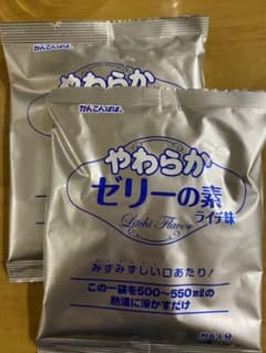 かんてんぱぱゼリーの素　ライチゼリーのサムネイル