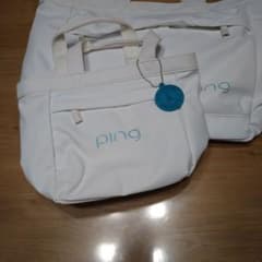 オハナ様専用PING トートバッグ ホワイト PLAY YOUR BEST新品のサムネイル