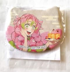 鬼滅の刃　甘露寺蜜璃　ナンジャタウン　ねこ型缶バッジ ミニゲーム いこいの里巡り 鬼滅の刃 ナンジャタウン ミニゲーム いこいの里巡り ねこ型缶バッジ