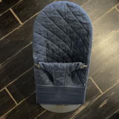 BabyBjörn バウンサー ネイビー & バウンサー用 木製トーイ