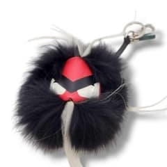 美品】フェンディ バッグチャーム《バグズアイ モンスター》ファー