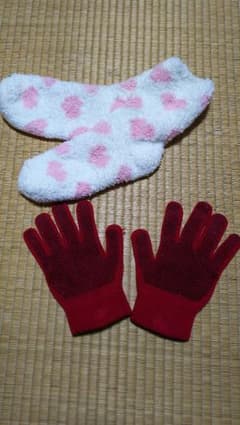 手袋&モフモフくつ下のサムネイル