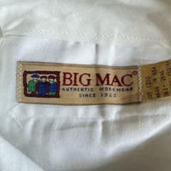 70s USA製 BIGMAC ワークパンツ ホワイト W40 デッドストック 70s USA製 BIGMAC ワークパンツ ホワイト W40 デッドストック - メルカリ