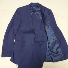 美品✨ナノユニバース ネイビー ビジネススーツ 2B 46 チェック REDA