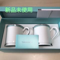 ティファニー　プラチナブルーバンドペアマグカップのサムネイル