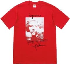 新品タグSupreme Madonna Tee Small Red