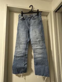 ZARA ブーツカットデニム 38 ライトブルーのサムネイル
