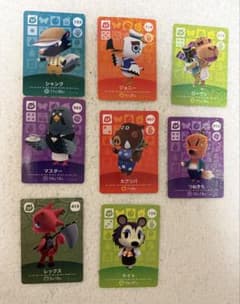 매달린 도부츠의 숲 amiibo 카드 SP 8장 세트
